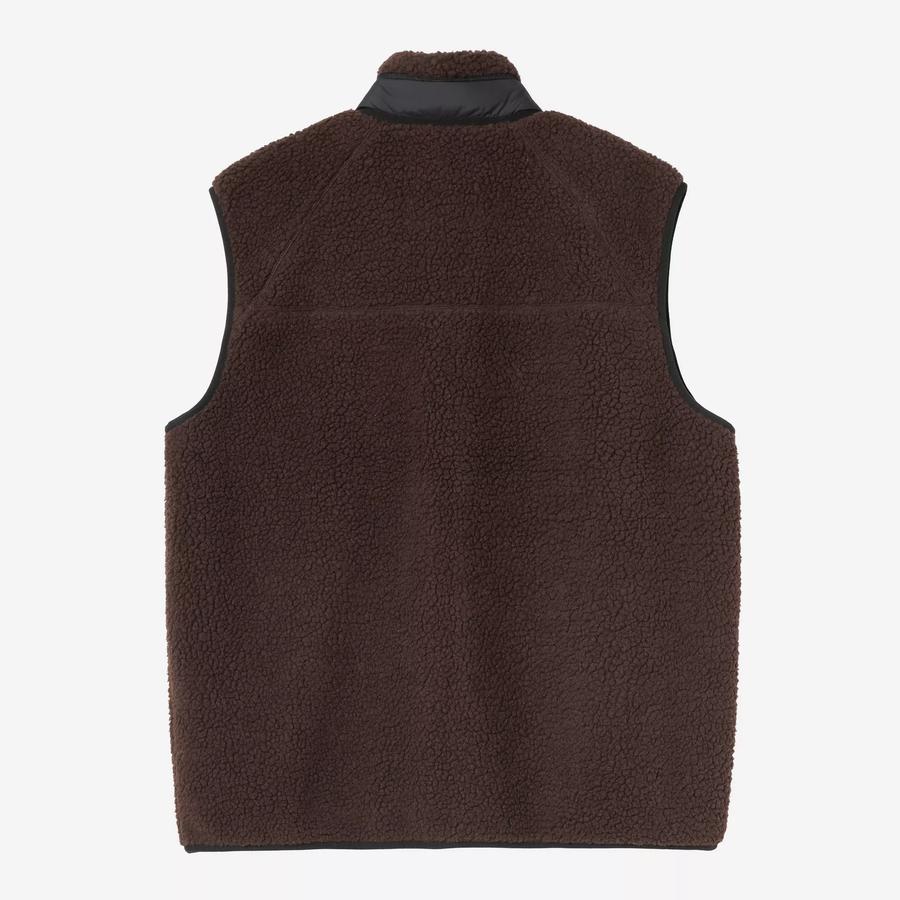 Carhartt WIP Prentis Vest Liner - Palisander / Black