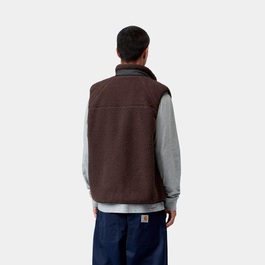 Carhartt WIP Prentis Vest Liner - Palisander / Black