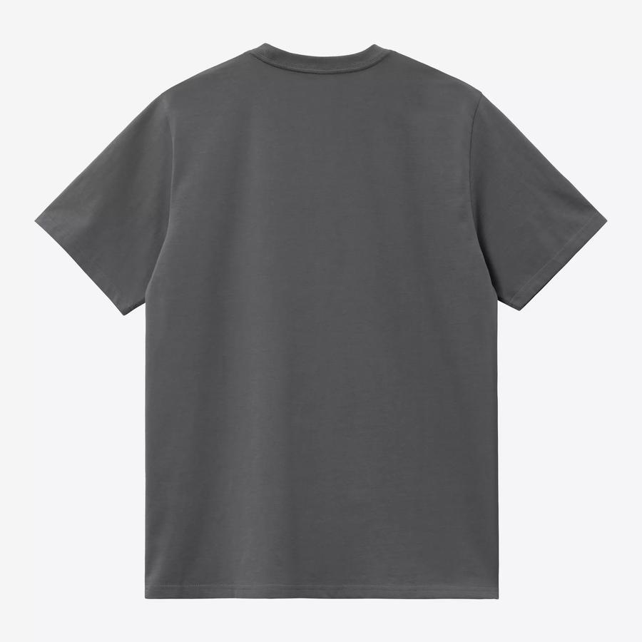 Carhartt WIP S/S American Script T-Shirt - Graphite
