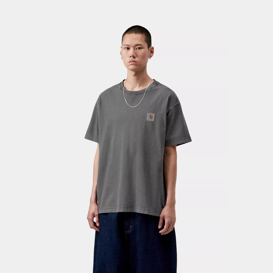 Carhartt WIP S/S Vista T-Shirt - Black (Garment Dyed)