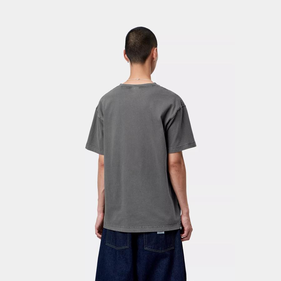 Carhartt WIP S/S Vista T-Shirt - Black (Garment Dyed)