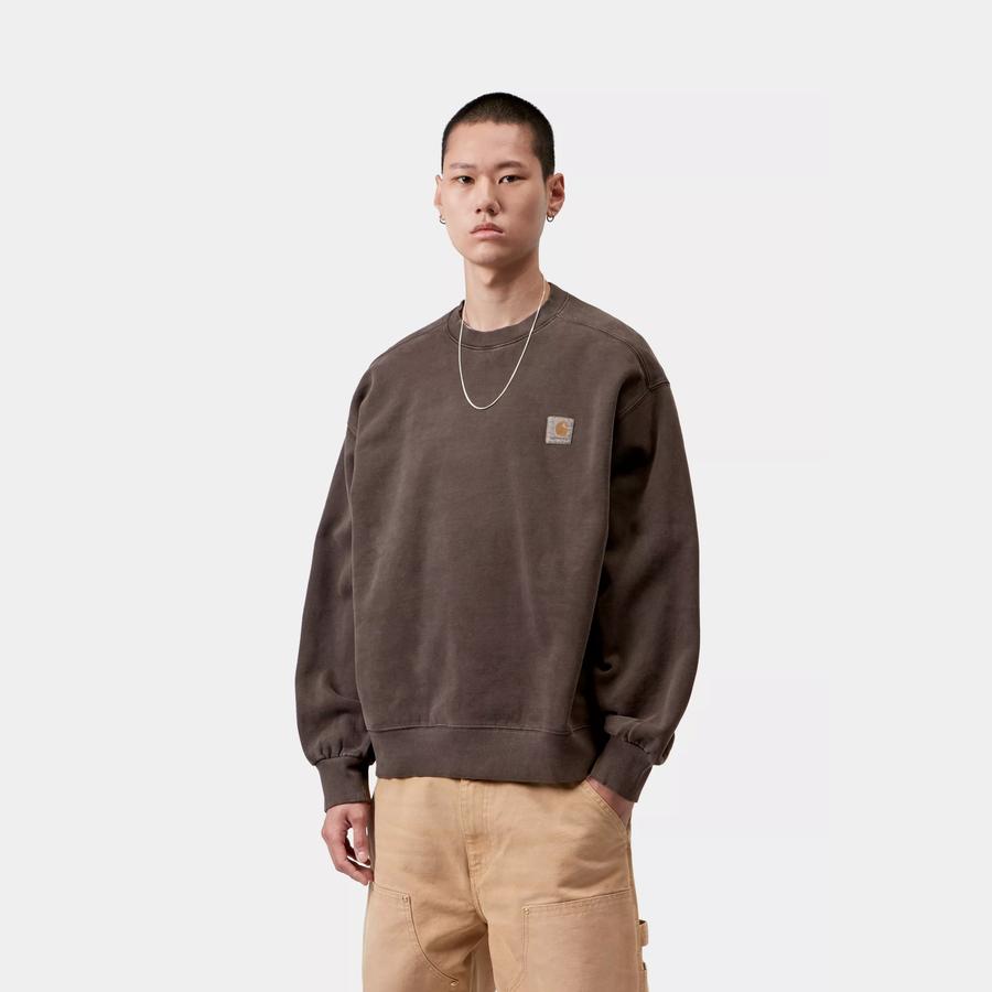 Carhartt WIP Vista Sweatshirt - Tobacco (Garment Dyed)