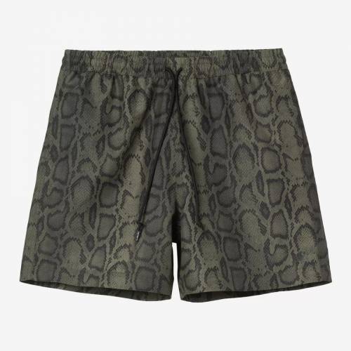 Carhartt WIP Slater Swim Trunks - Snake Camo Leaf