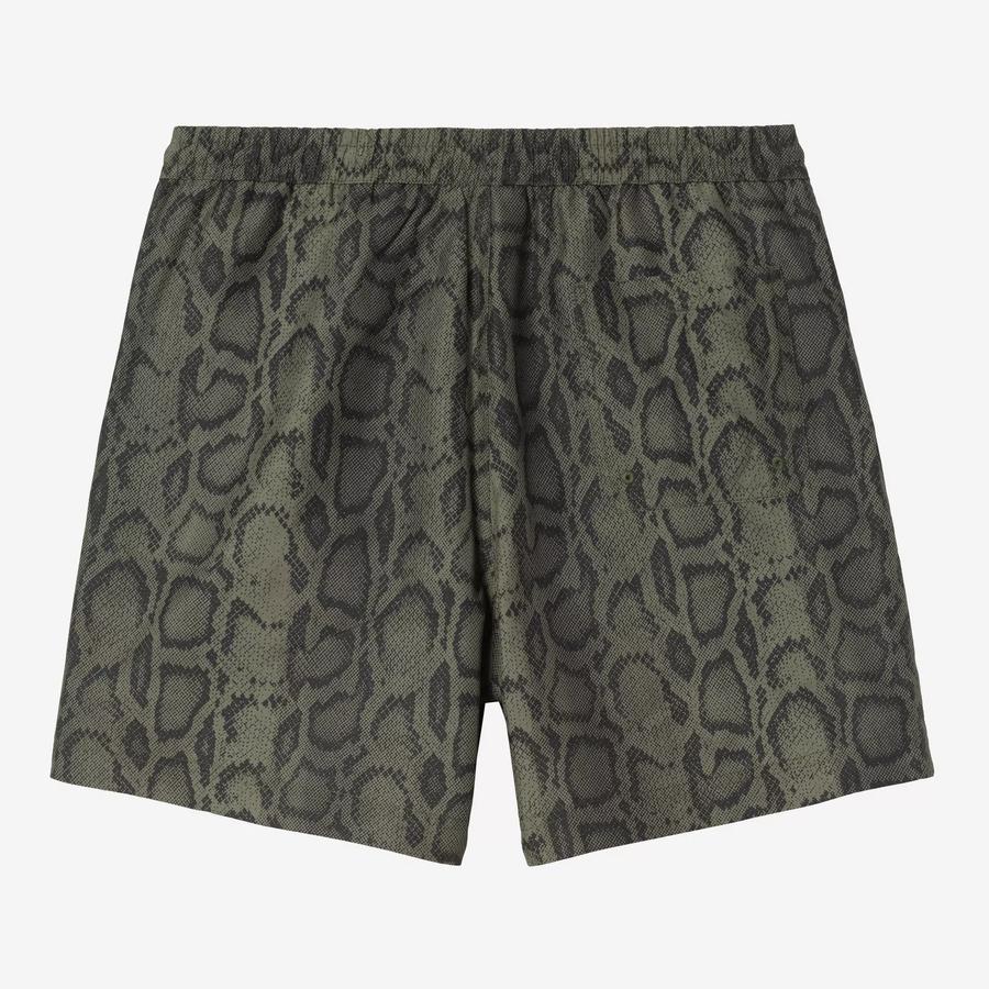 Carhartt WIP Slater Swim Trunks - Snake Camo Leaf