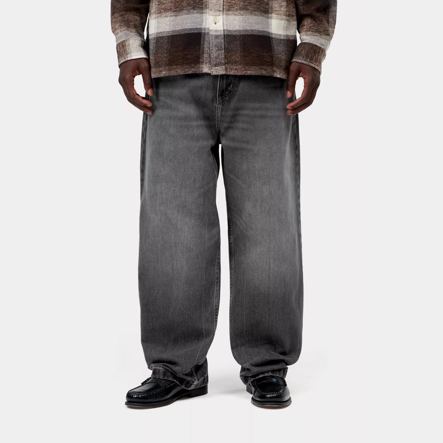Carhartt WIP Brandon Pant - Black (Marble Used Wash)