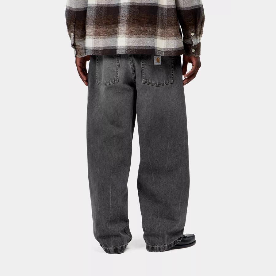 Carhartt WIP Brandon Pant - Black (Marble Used Wash)