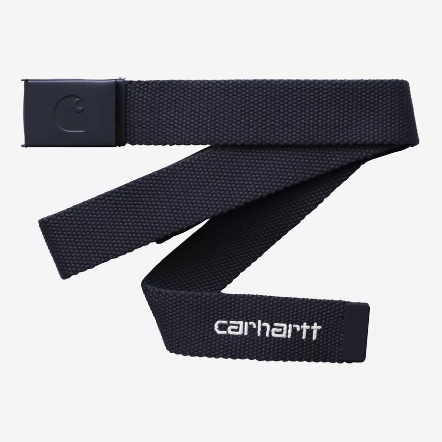 Carhartt WIP C-Logo Belt Tonal - Dark Navy / White