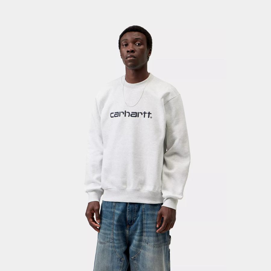 Carhartt WIP Carhartt Sweatshirt - Ash Heather / Graphite