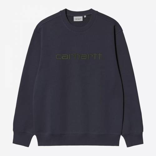 Carhartt WIP Carhartt Sweatshirt - Dark Navy / Dark Scarab