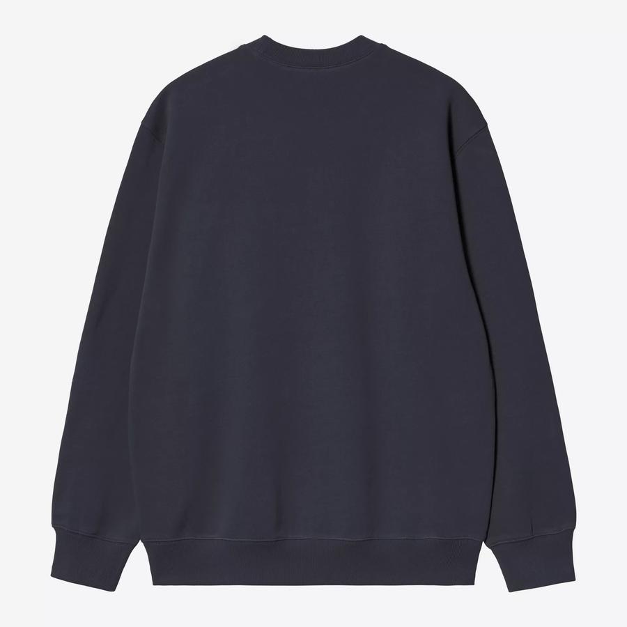 Carhartt WIP Carhartt Sweatshirt - Dark Navy / Dark Scarab