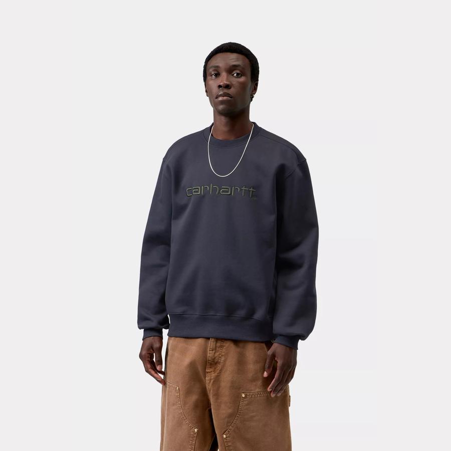 Carhartt WIP Carhartt Sweatshirt - Dark Navy / Dark Scarab