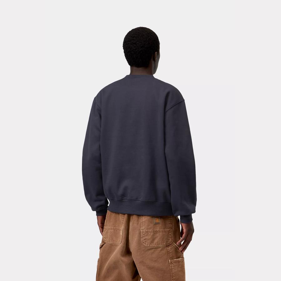 Carhartt WIP Carhartt Sweatshirt - Dark Navy / Dark Scarab