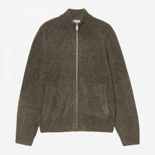 Carhartt WIP Curtis Sweater Jacket - Tangled Shungite
