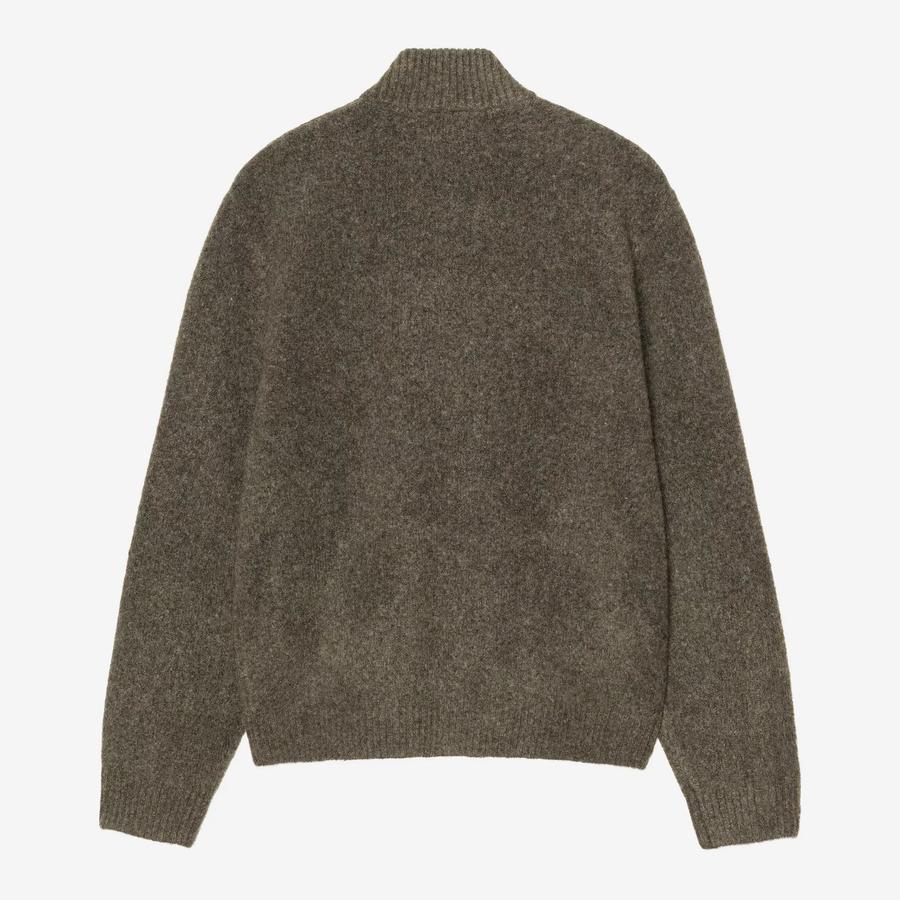 Carhartt WIP Curtis Sweater Jacket - Tangled Shungite