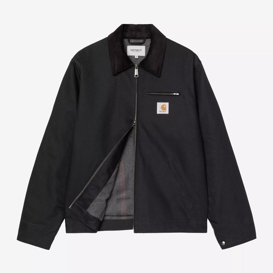 Carhartt WIP Detroit Jacket (Winter) - Dark Navy / Black (Rigid)