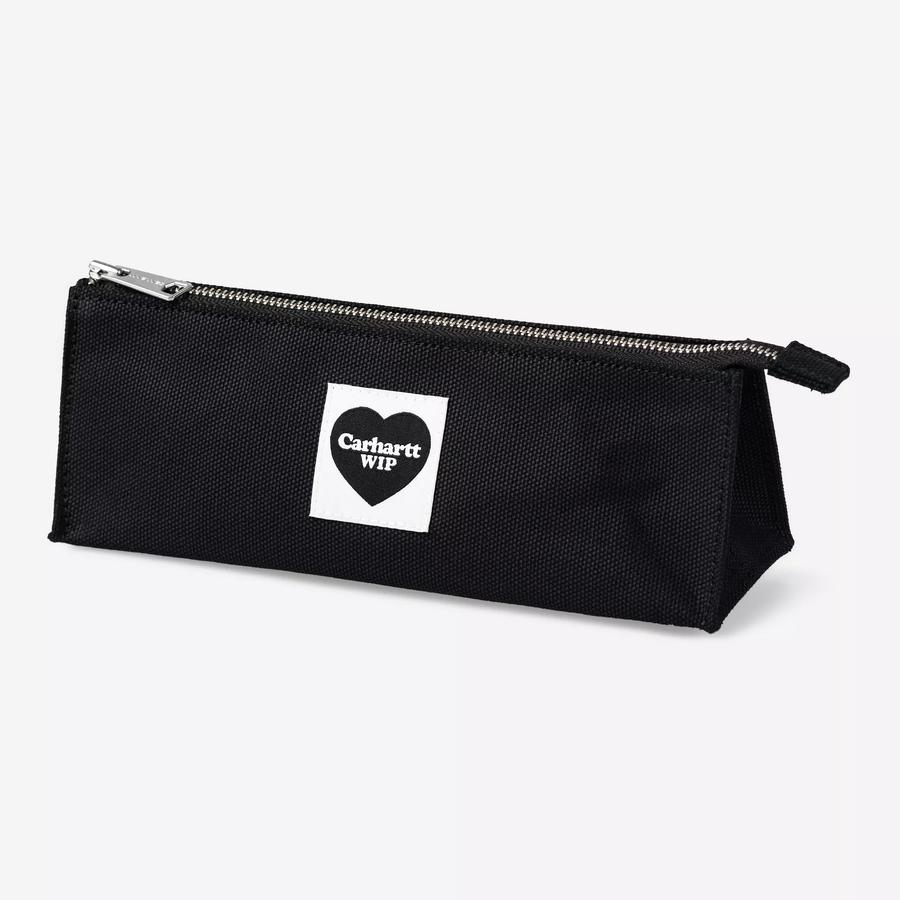 Carhartt WIP Heart Pencil Case - Black