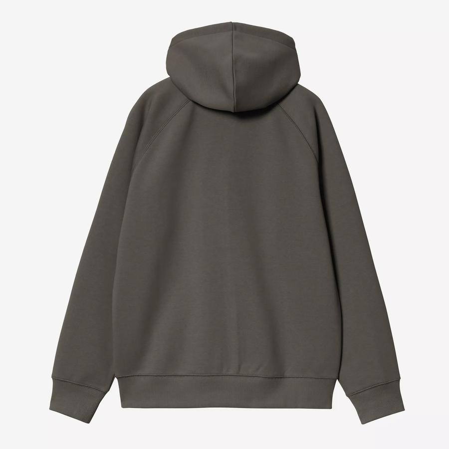 Carhartt WIP Hooded Chase Jacket - Shungite / Gold