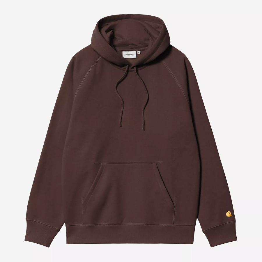 Carhartt WIP Hooded Chase Sweatshirt - Palisander ...