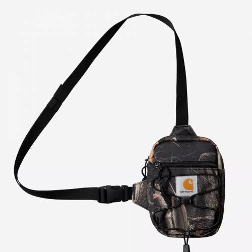 Carhartt WIP Kickflip Shoulder Bag - Camo Feather Tree / Black