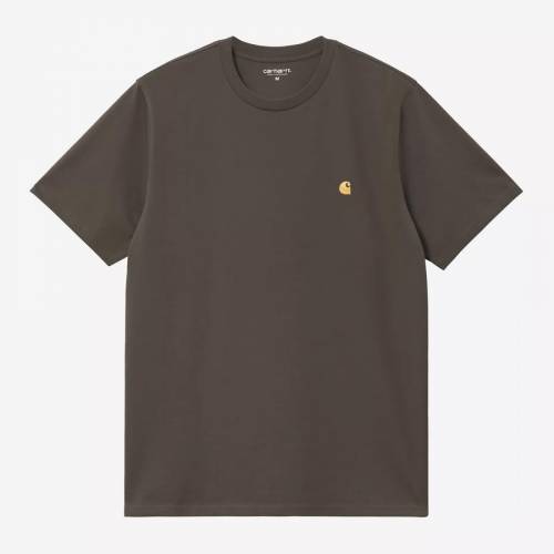 Carhartt WIP S/S Chase T-Shirt - Shungite / Gold