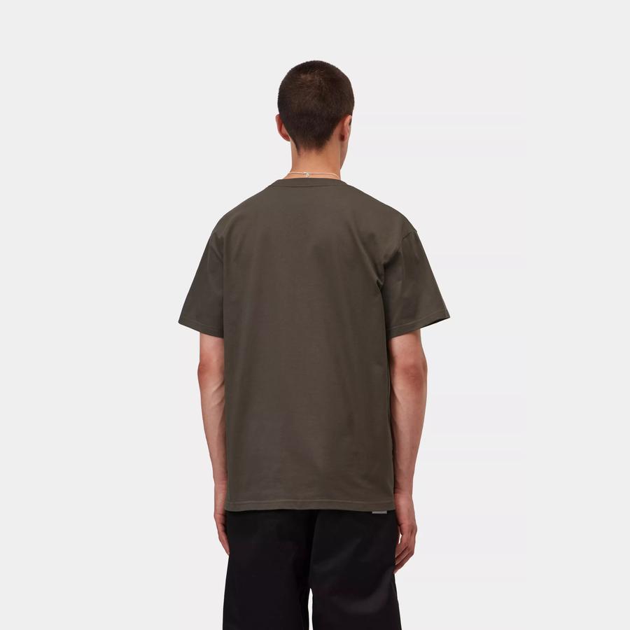Carhartt WIP S/S Chase T-Shirt - Shungite / Gold