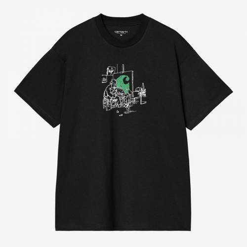 Carhartt WIP S/S Old Painter T-Shirt - Black