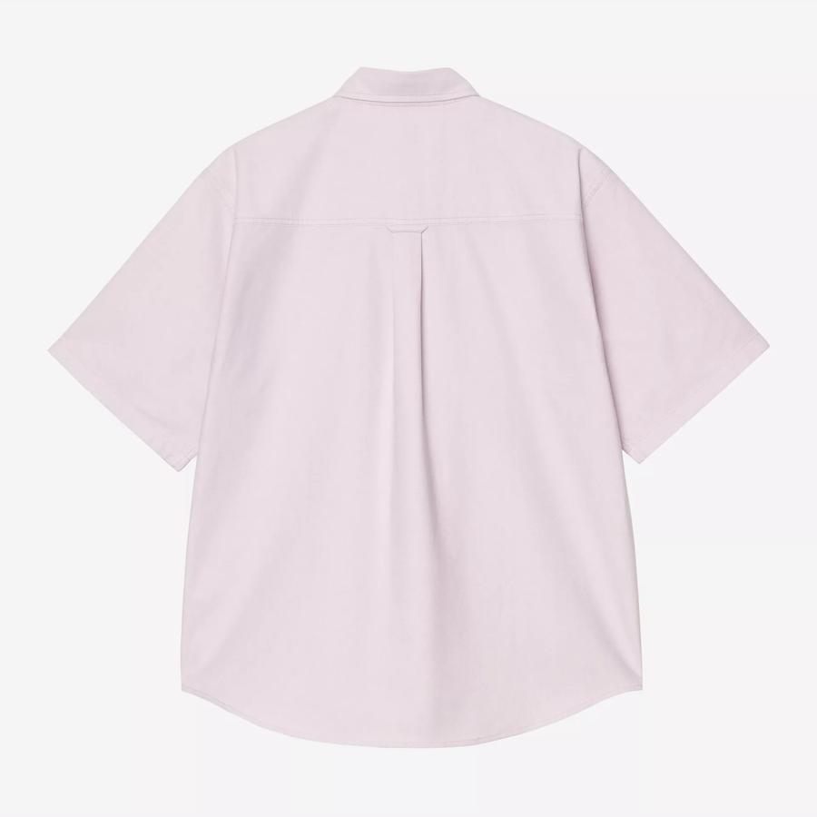 Carhartt WIP S/S Braxton Shirt - Gentle Purple / Wax