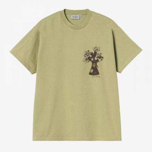 Carhartt WIP S/S Forma T-Shirt - Gentle Green (Heavy Stone Wash)