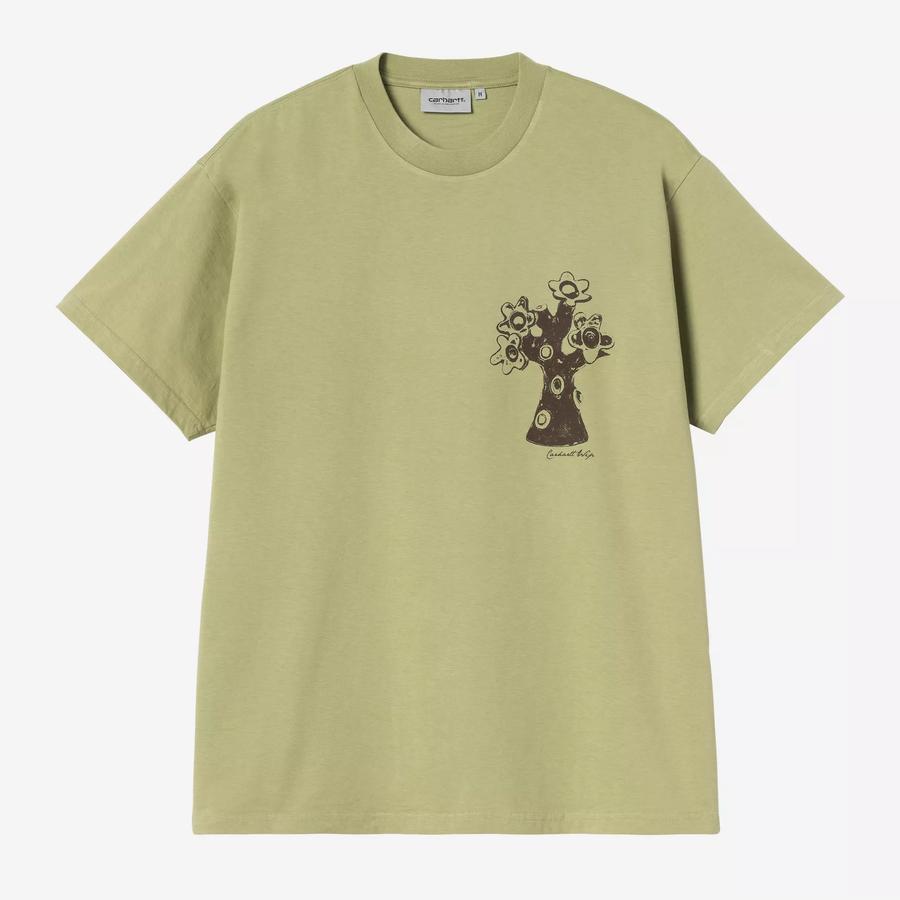 Carhartt WIP S/S Forma T-Shirt - Gentle Green (Hea...