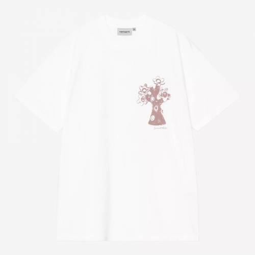 Carhartt WIP S/S Forma T-Shirt - White (Heavy Stone Wash)