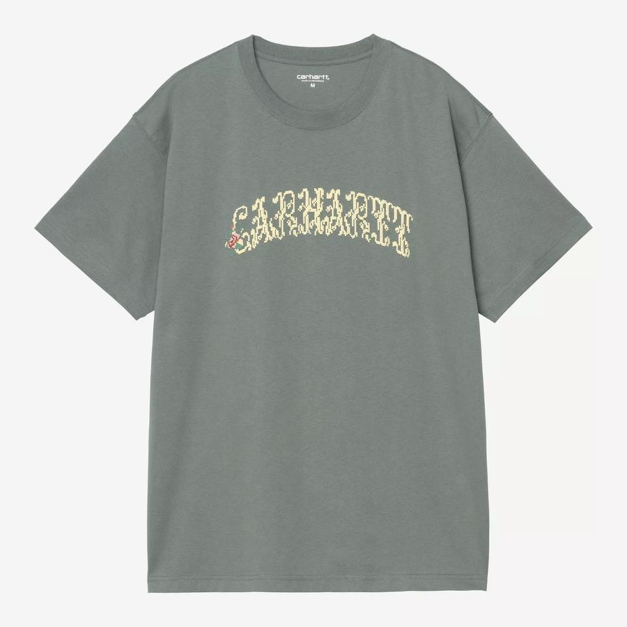 Carhartt WIP S/S Monogram T-Shirt - Velvet Green