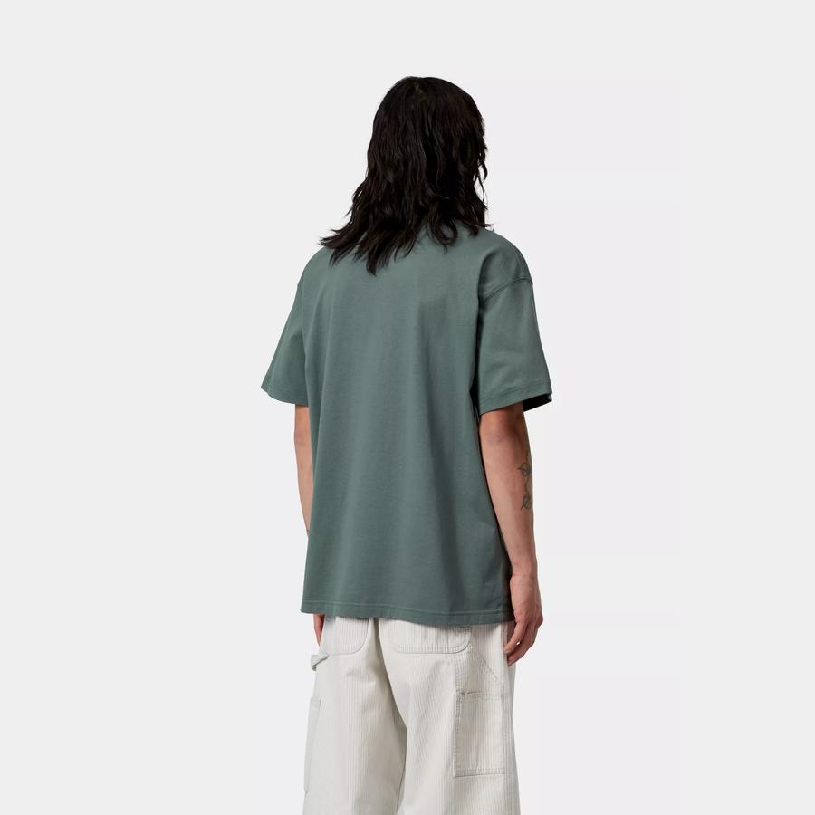 Carhartt WIP S/S Monogram T-Shirt - Velvet Green
