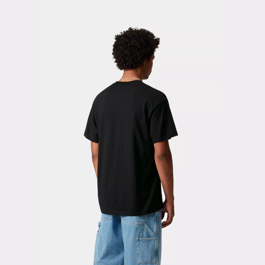 Carhartt WIP S/S Pocket Heart T-Shirt - Black / Black