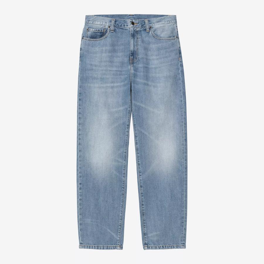 Carhartt WIP Aaron Pant - Blue (Burst Washed)