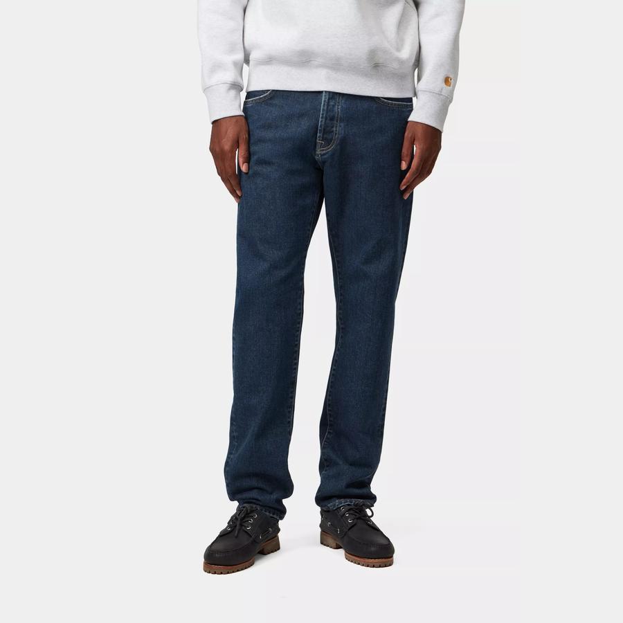 Carhartt WIP Klondike Pant - Blue (Stone Washed)