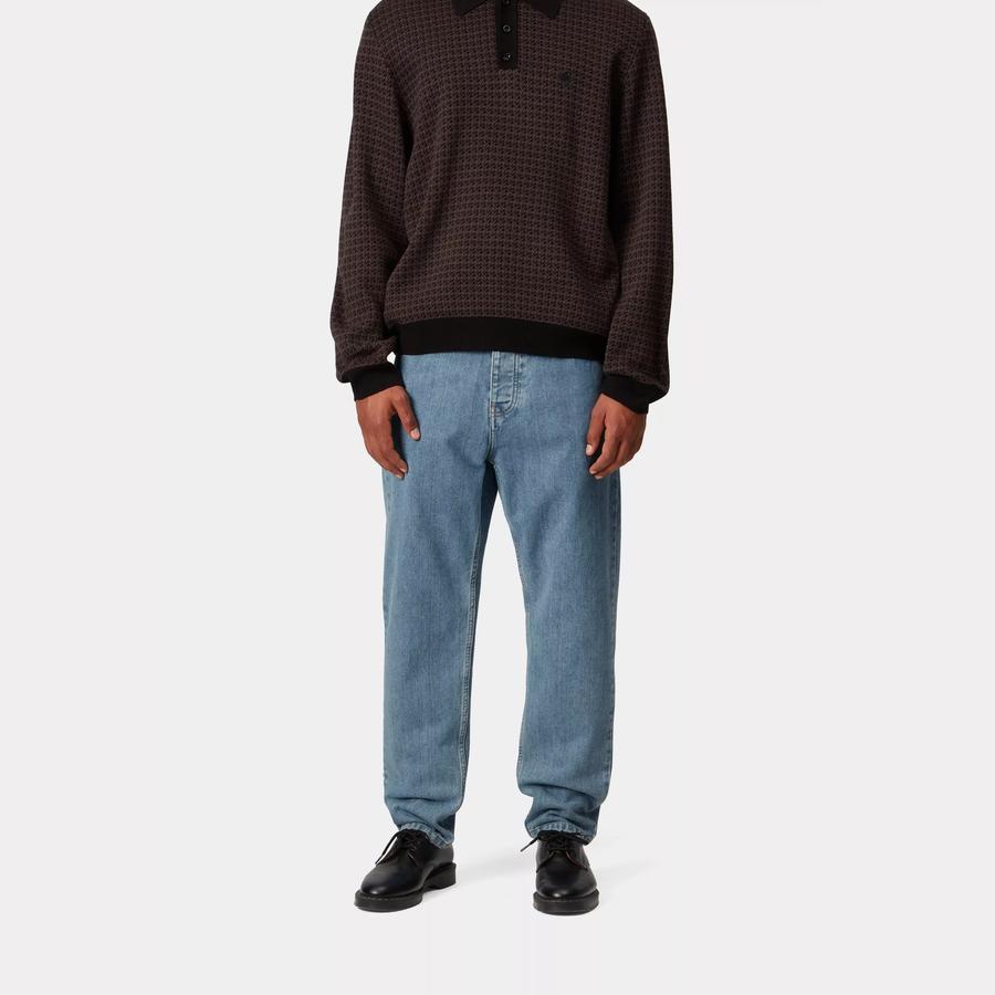 Carhartt WIP Newel Pant - Blue (Stone Bleached)