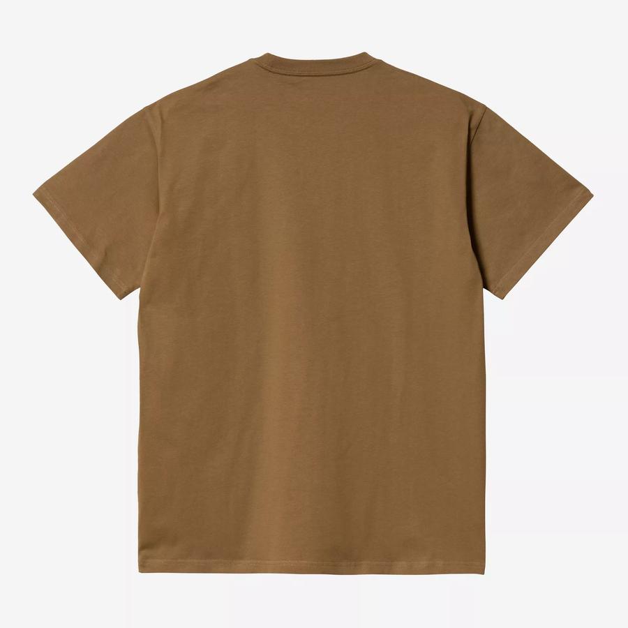 Carhartt WIP S/S Chase T-Shirt - Hamilton Brown / Gold