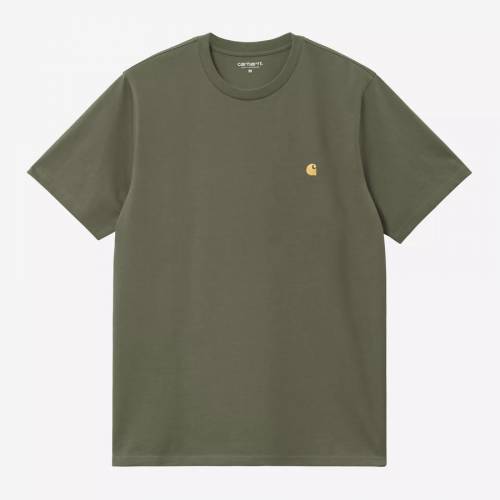 Carhartt WIP S/S Chase T-Shirt - Leaf / Gold