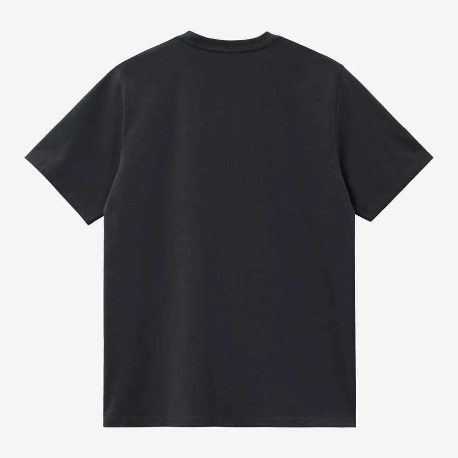 Carhartt WIP S/S Script T-Shirt - Deep Night / Gentle Green