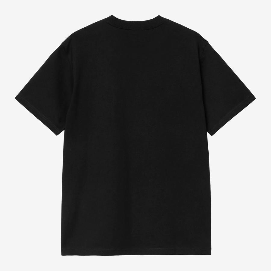 Carhartt WIP S/S University Script T-Shirt - Black / White