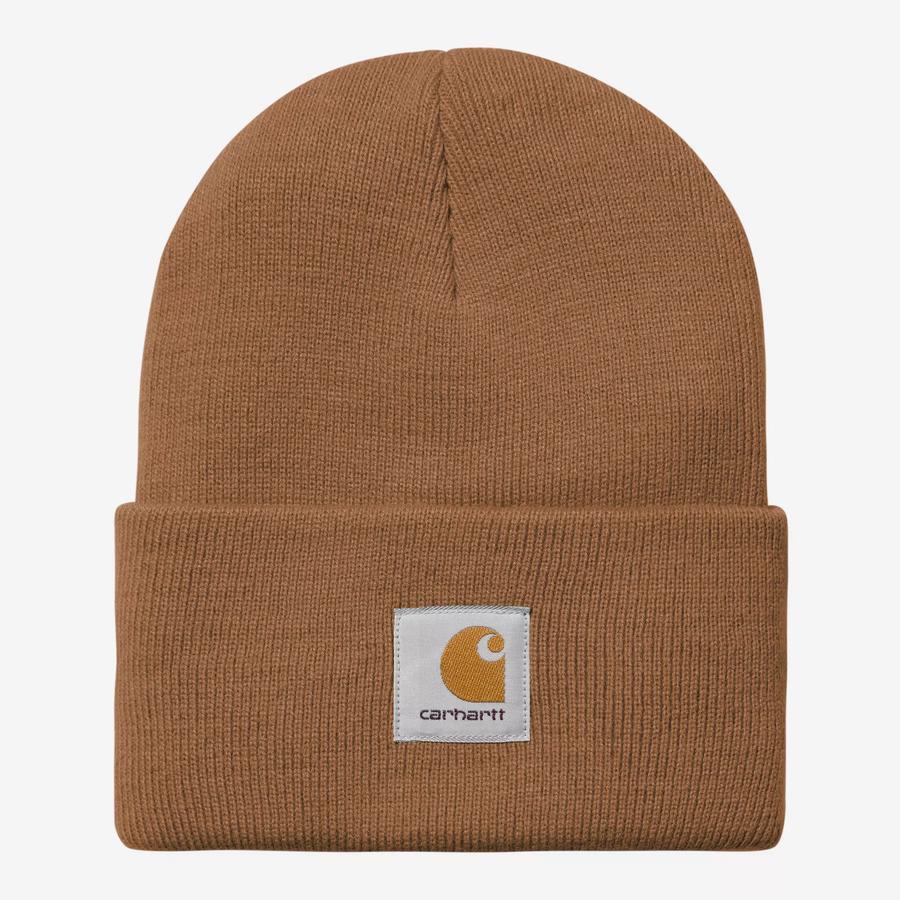 Carhartt WIP Acrylic Watch Hat WIP H Brown