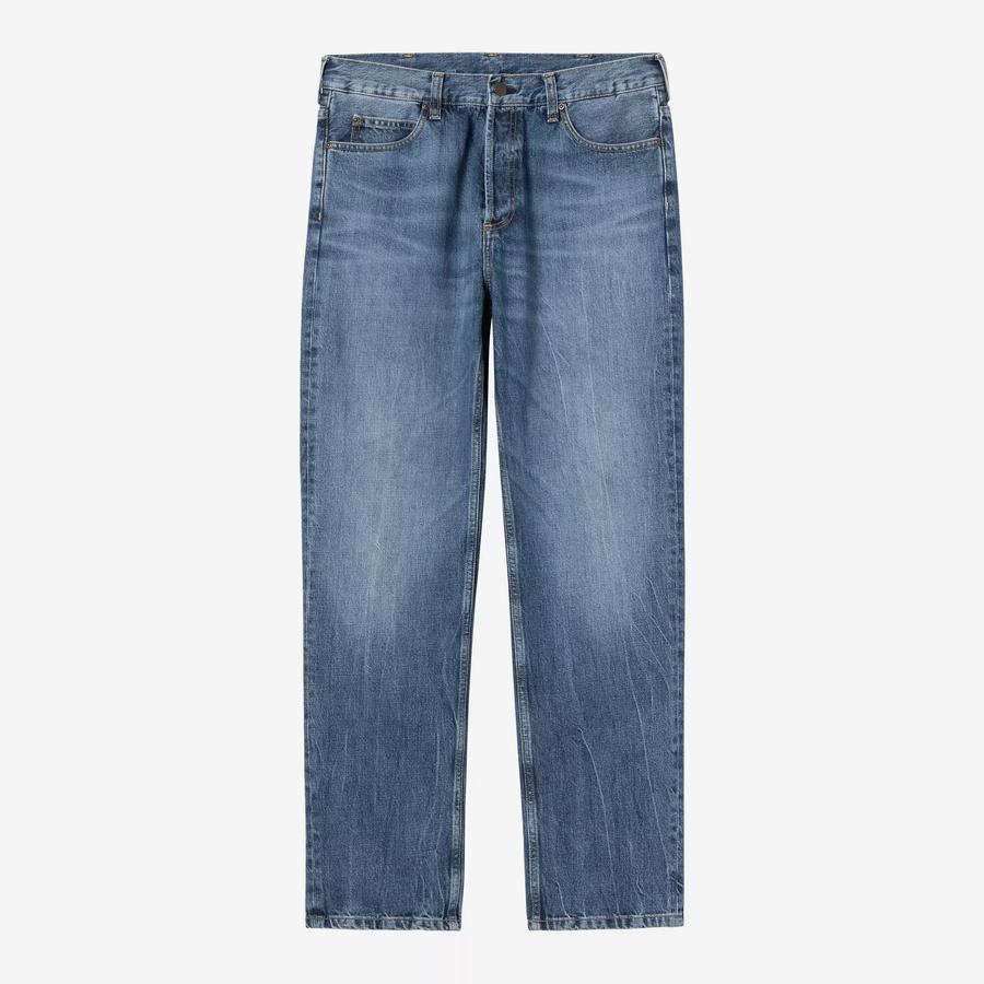 Carhartt WIP Marlow Pant - Blue (Marble Used Wash)