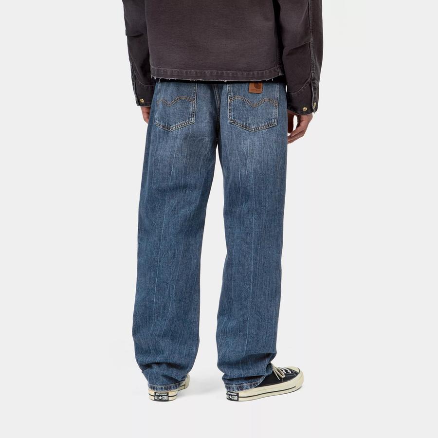 Carhartt WIP Marlow Pant - Blue (Marble Used Wash)