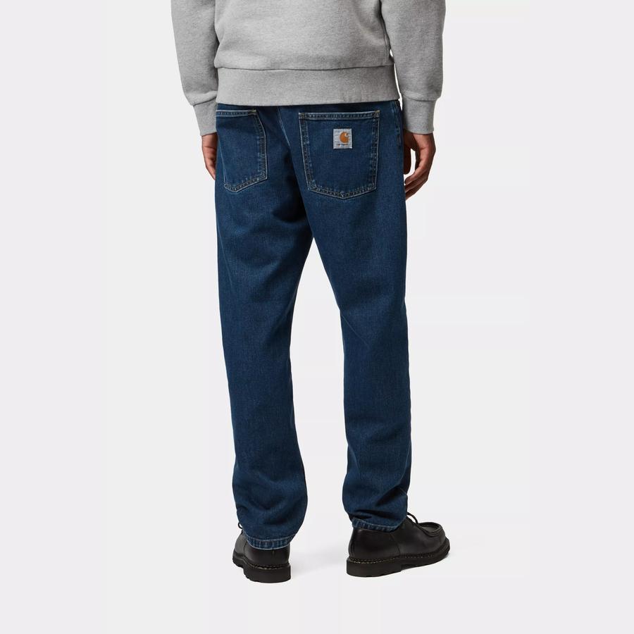 Carhartt WIP Newel Pant - Blue (Stone Washed)