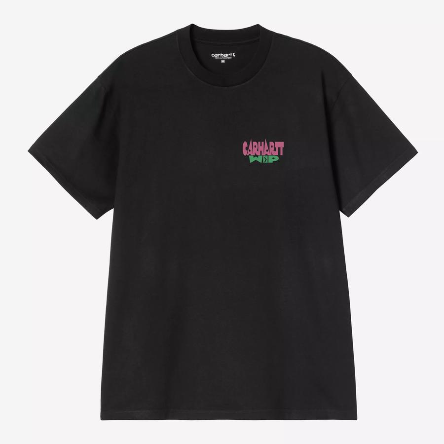 Carhartt WIP S/S Luggage Label T-Shirt - Black