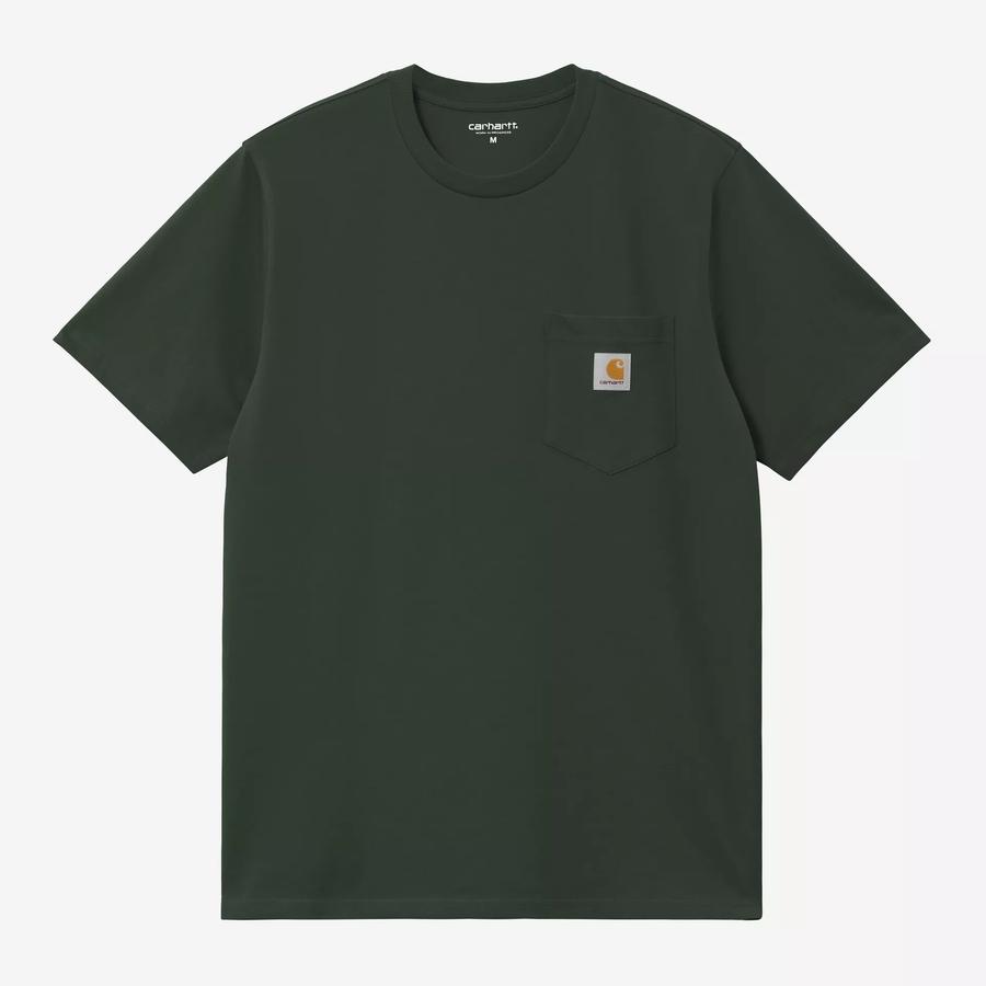 Carhartt WIP S/S Pocket T-Shirt - Dark Scarab