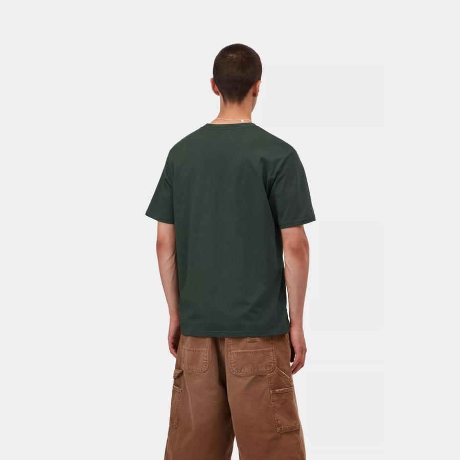 Carhartt WIP S/S Pocket T-Shirt - Dark Scarab