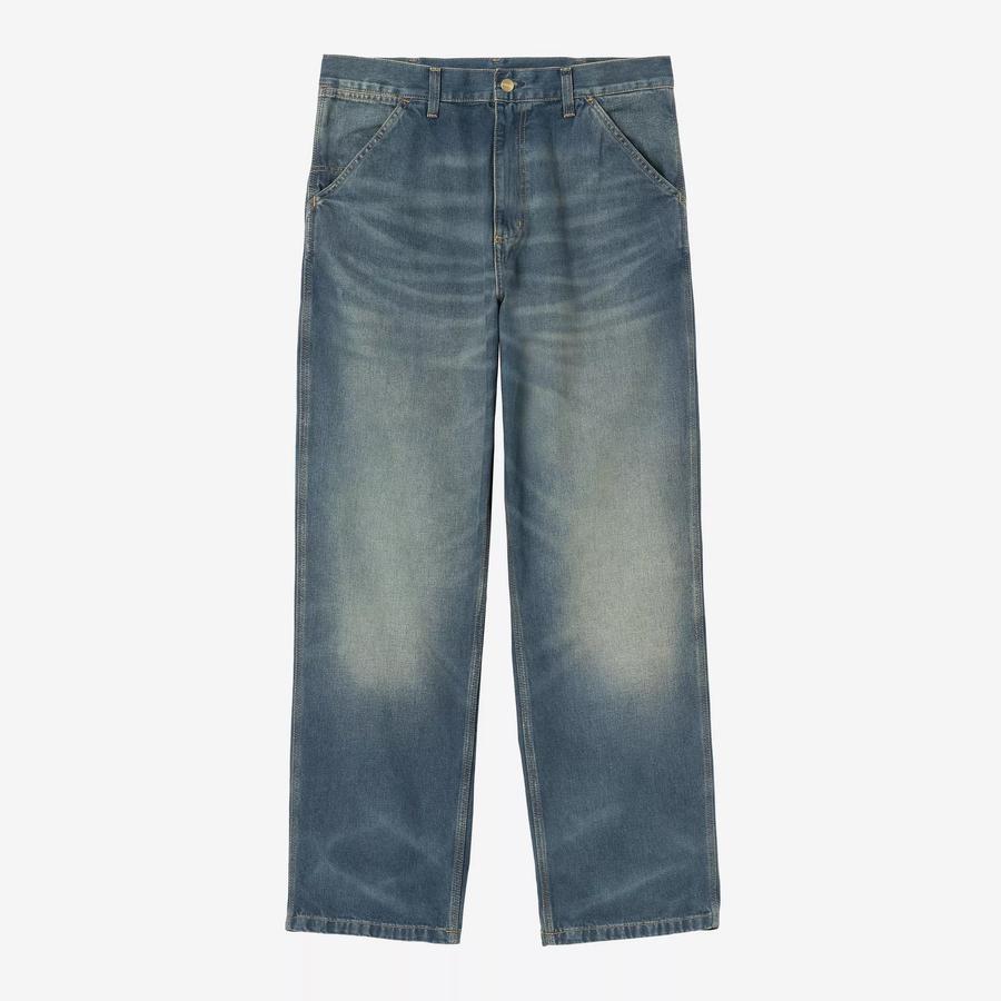 Carhartt WIP Simple Pant - Blue (Mid Worn Used Wash)