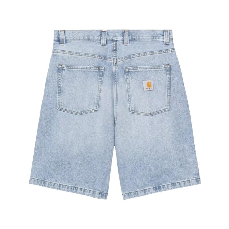Carhartt WIP Brandon Short - Blue Heavy Worn Bleac...