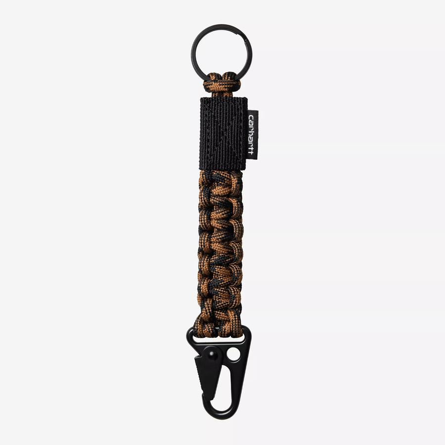 Carhartt WIP Rope Keyholder - Hamilton Brown / Black